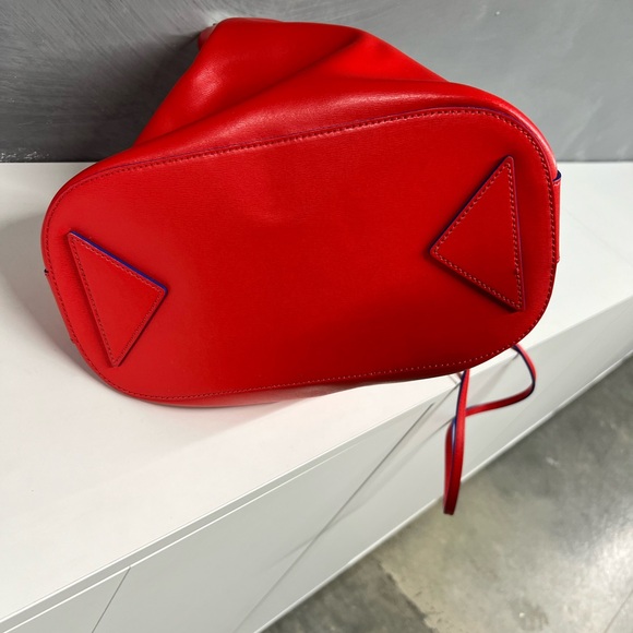 Emporio Armani Red Bucket Bag - Picture 8 of 10